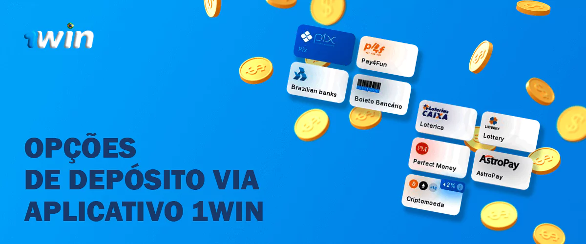 Depósito via aplicativo 1Win