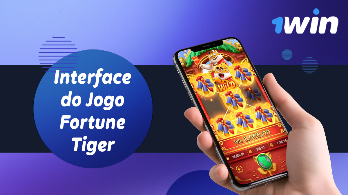 Descrição detalhada da interface do jogo Fortune Tiger no 1win