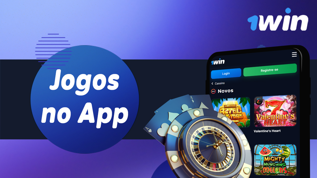 Jogos disponíveis na aplicação móvel 1Win na secção de casino online