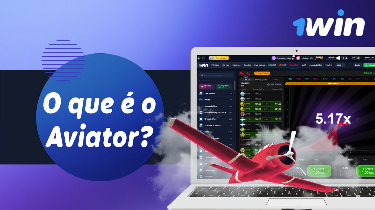 Descrição do jogo Aviator para utilizadores do 1Win do Brasil