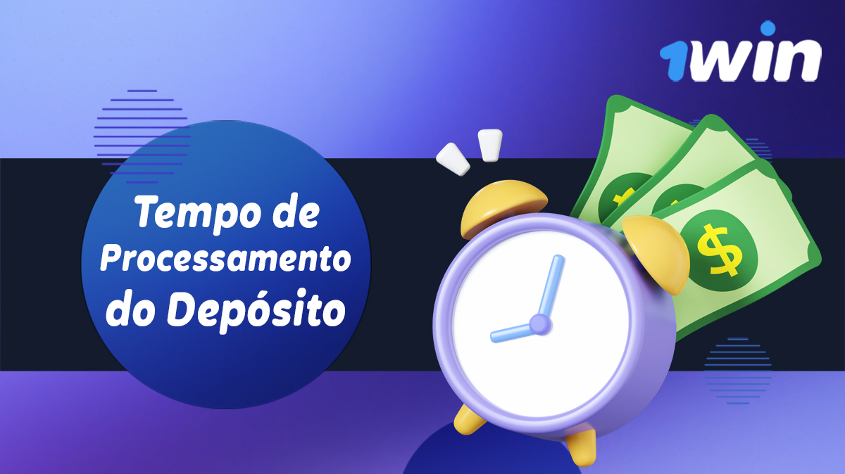 Tempo de processamento de depósito em 1Win Brasil