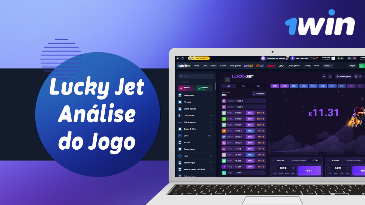 O jogo Lucky Jet e a sua funcionalidade básica no sítio Web Lucky Jet
