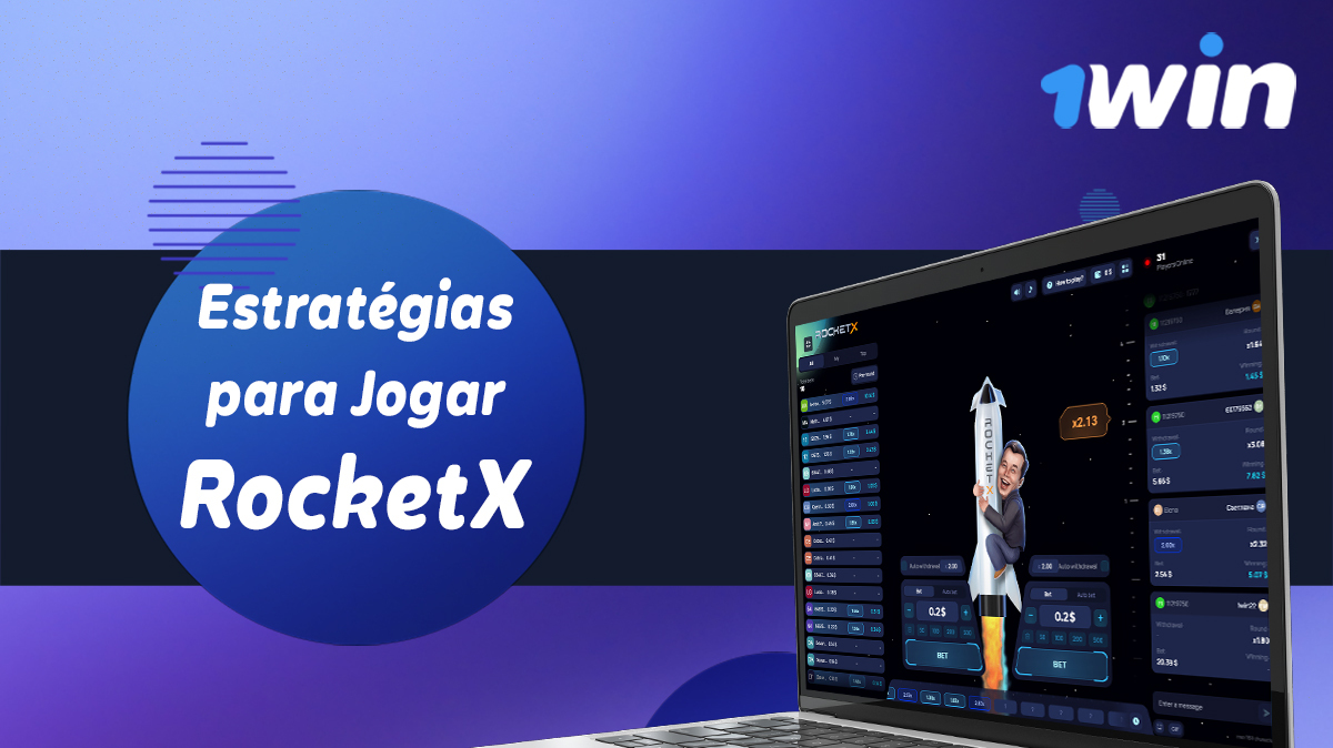 Estratégias vencedoras para o jogo Rocket X no site do casino online 1win