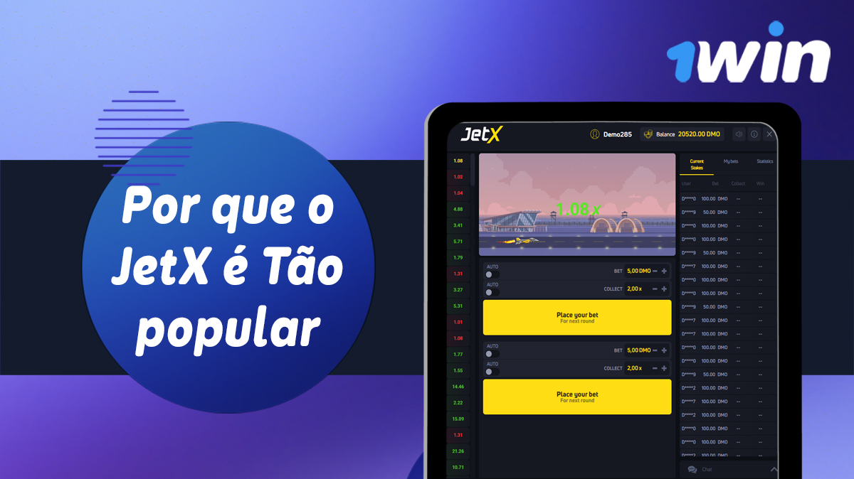 Vantagens do jogo online JetX no 1win para usuários brasileiros