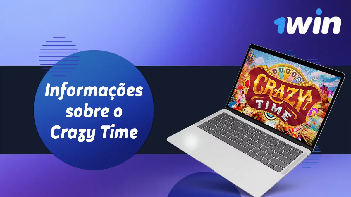 Características gerais do jogo online Crazy Time no casino1win brasil