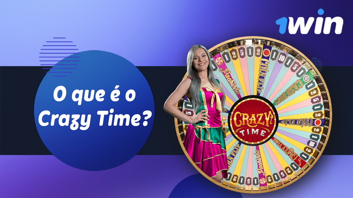 Descrição do jogo online Crazy Time no site casino1win