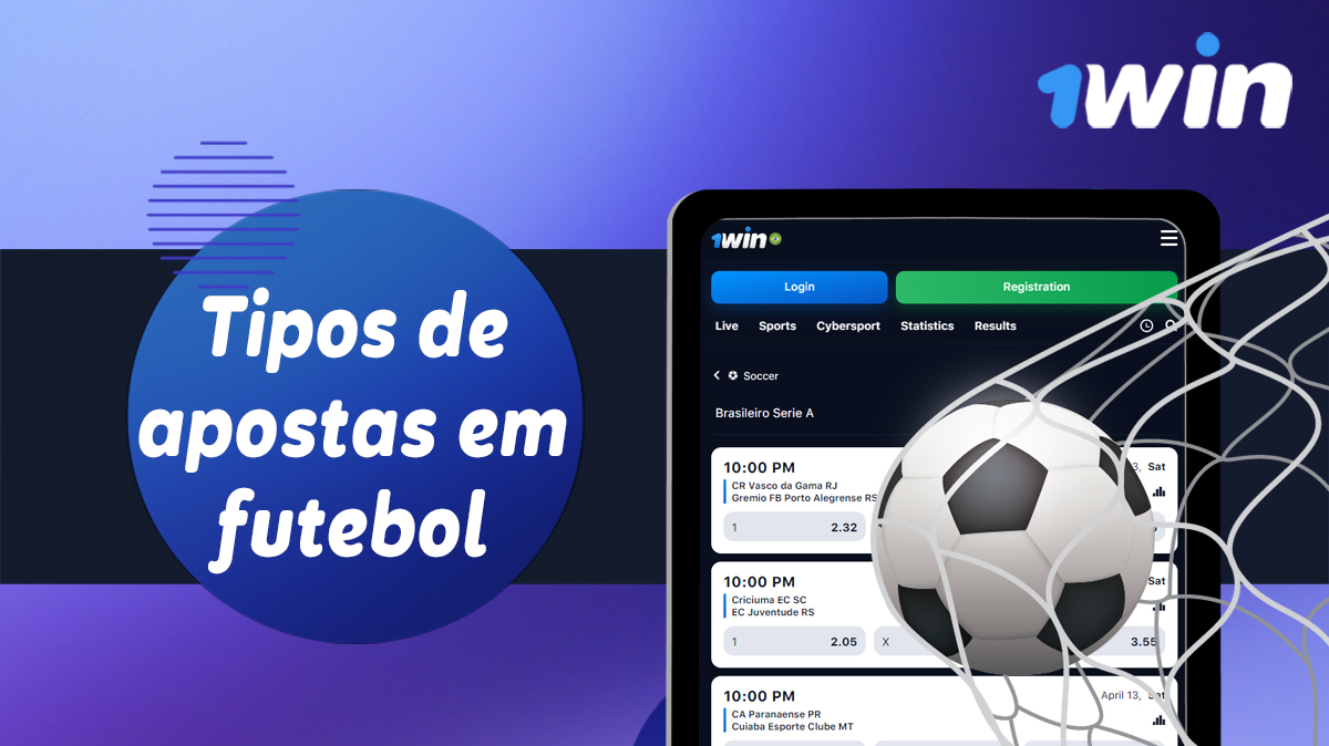 Tipos de apostas de futebol disponíveis para utilizadores 1Win do Brasil